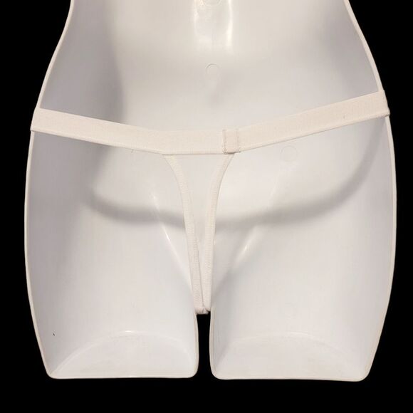 2/$20 Brand new white/black lace T-backs underwear panties - Picture 3 of 3